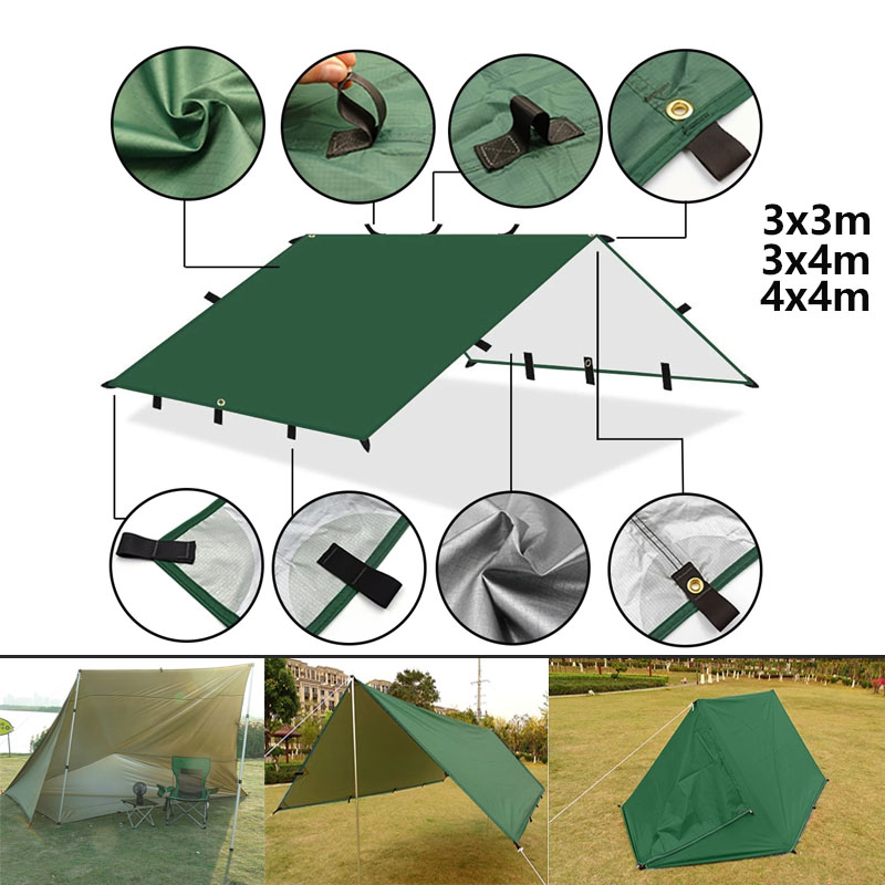 Emergency Mylar Tent - 4x4m 4x3m 3x3m 19 titik gantung