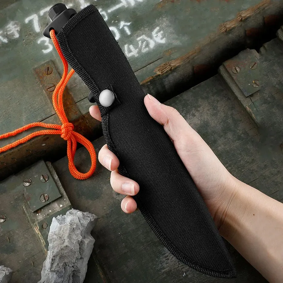 Bushcraft Knife Fixed - Pisau Lipat EDC Outdoor Kekerasan Tinggi