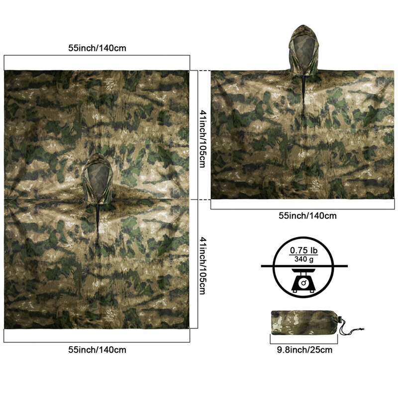 MENFLY ATFG jas hujan pria, ja - Emergency Poncho Rain ulasan dan harga
