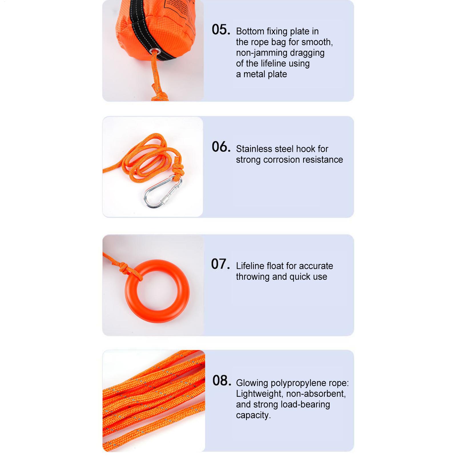 Tas Lempar Tali untuk Berperah - Rescue Rope Throw ulasan dan harga