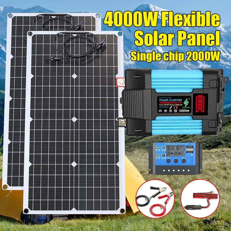 Kit Panel Surya 4000W 12V Ke 1 - Solar Emergency Charger ulasan dan harga