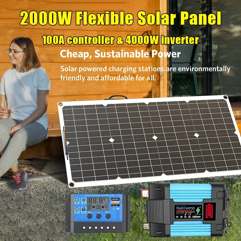 Kit Panel Surya 4000W 12V Ke 1 - Solar Emergency Charger ulasan dan harga